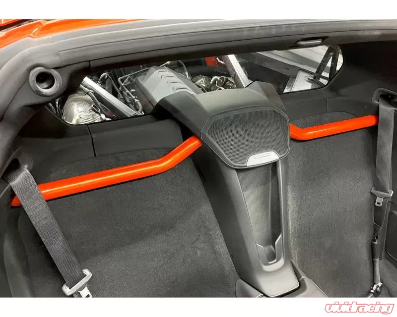 CMS Performance Satin Black Harness Bar Chevrolet C8 Corvette Stingray 2020-2024